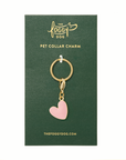 The Foggy Dog - Pink Heart Collar Charm: Charm Only
