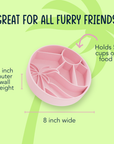 Happy Dingos - Loco Coco Interactive Slow Feeder Bowl : Sunshine