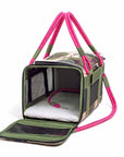 ROVERLUND - OUT-OF-OFFICE PET CARRIER PRO EDITION: BLACK CAMO / BLACK / LARGE - UP TO 25LBS
