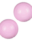 West Paw - *Puppy* Bubblegum/Aqua Boundr® 2-Pack Dog Toy Ball: Bubblegum