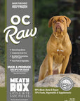OC Raw Frozen Duck & Produce
