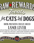 Northwest Naturals Raw Rewards - Lamb Liver