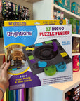 Brightkins DJ Doggo Puzzle Feeder - Gray Color