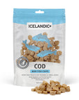 Icelandic+ Cod Mini Fish Chips Treats For Training & Small Dogs