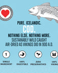Icelandic+ Cod Mini Fish Chips Treats For Training & Small Dogs