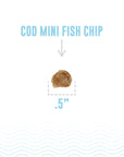 Icelandic+ Cod Mini Fish Chips Treats For Training & Small Dogs