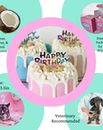 Dog Cake Bakery LLC - Dog Cake | Dog Birthday Cake | Birthday | Drip Cake | Pink