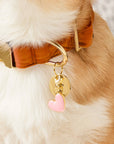The Foggy Dog - Pink Heart Collar Charm: Charm Only