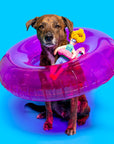 the furryfolks - Flamingo Hooman Nosework Toy
