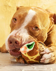 Pet Palette Distribution - BARK Super Chewer A Squeaky Meat-A-Ball Dog Chew Toy M