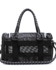 ROVERLUND - OUT-OF-OFFICE PET CARRIER PRO EDITION: BLACK CAMO / BLACK / LARGE - UP TO 25LBS