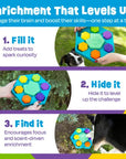 Brightkins Spin & Seek Hexagon Treat Puzzle