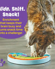 Brightkins Calming Rainbow Treat Puzzle & Lick Mats