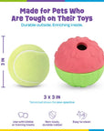 Brightkins Tough & Tumble™ 2-Piece Treat Dispenser: Watermelon
