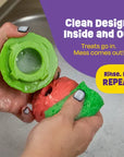 Brightkins Tough & Tumble™ 2-Piece Treat Dispenser: Watermelon