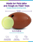 Tough & Tumble™ Treat Dispenser: Fumbling Football