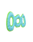 Tuffy Dog Toys - VIP Products - DuraForce 3 Way Tug - Blue/Green, Durable, Squeaky Dog Toy