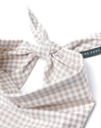 The Paws - Biscuit Gingham Dog Bandana