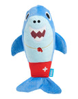 BARK Pool Shark Shane Plush Dog Toy