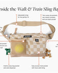 Clever Pup Dog Walk & Train Sling Bag