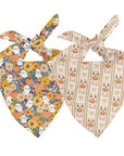 Dog Bandana Co. Fall Crochet Reversible Dog Bandana