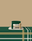 Vetreska Santal Forest Ceramic Pet Bowl & Mat Set