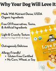 Lord Jameson Go Nanas Love Puffs Organic Dog Treats