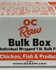 OC Raw Frozen Chicken, Fish & Produce