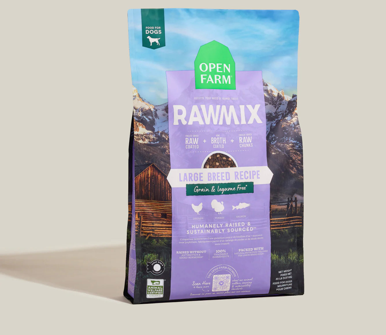 Open Farm Open Large Breed Grain-Free RawMix for Dogs