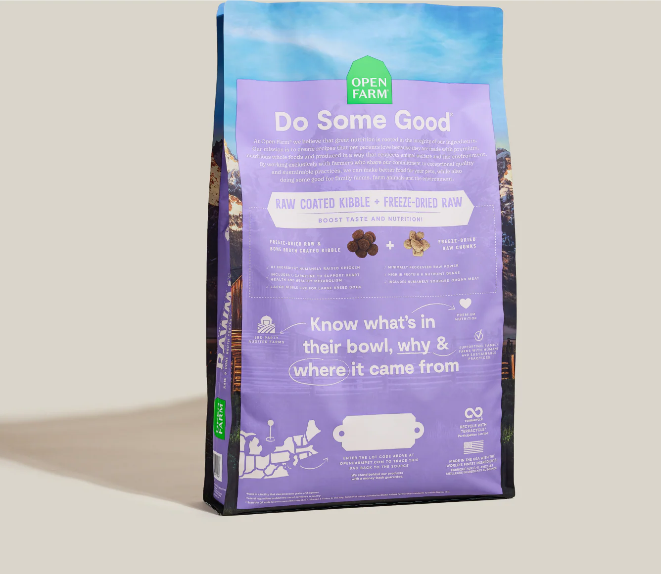 Open Farm Open Large Breed Grain-Free RawMix for Dogs