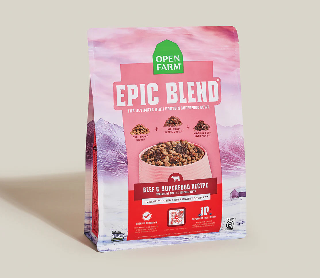 Open Farm Epic Blend Beef & Superfood Dry Dog Food – The Modern Dog Company  Store