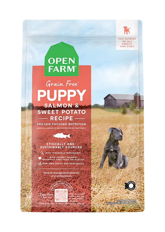 Open Farm Salmon Sweet Potato Grain Free Puppy Food – The
