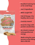 Icelandic+ Dog Treat Salmon Chips 2.5oz