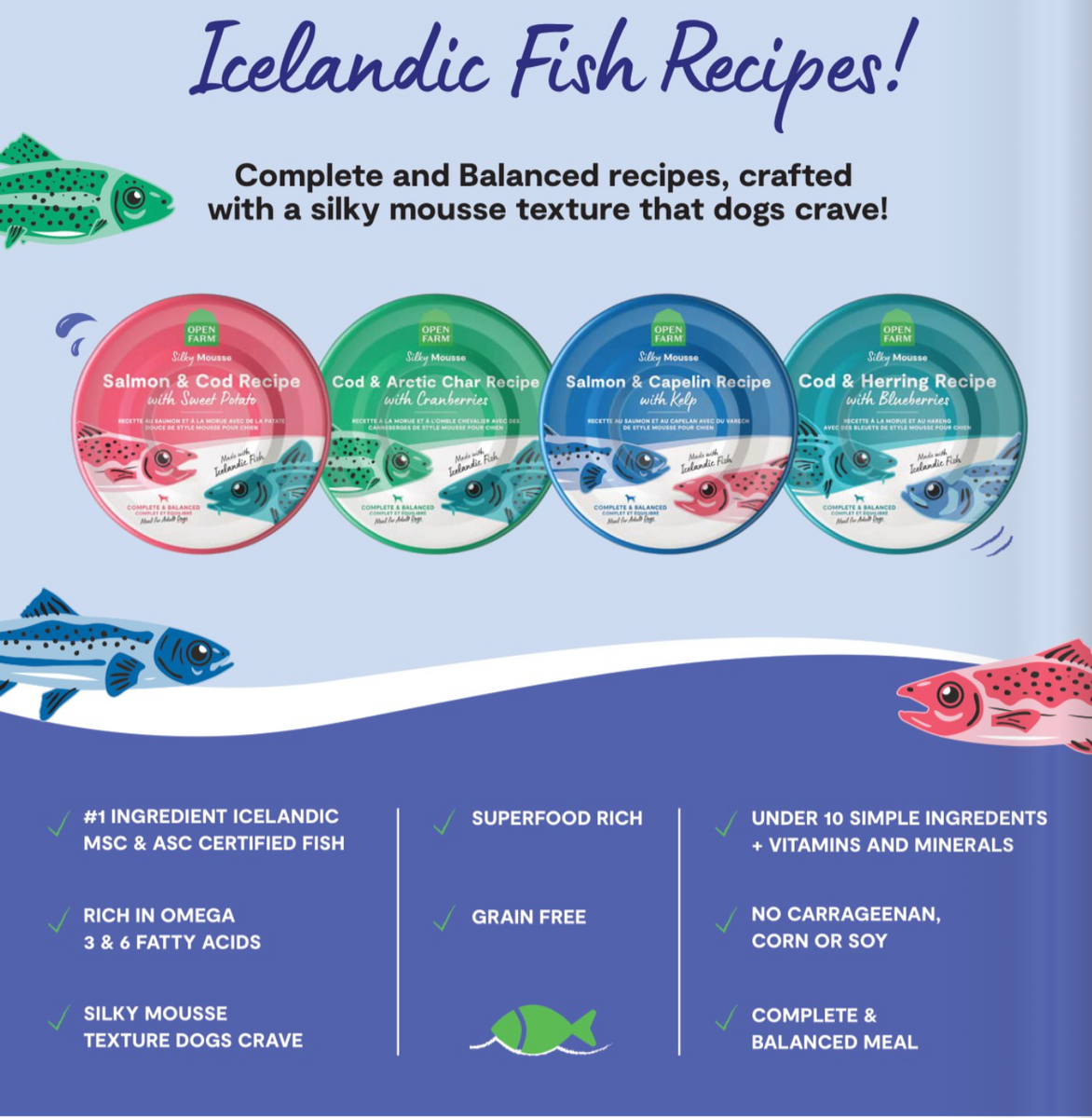 Open Farm Canned Icelandic Salmon & Capelin – The Modern Dog