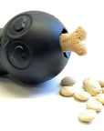 Sodapup Magnum Sugar Skull Ultra-Durable Chew Toy & Treat Dispenser - Black