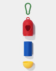 Vetreska Red Chroma Poop Bags & Dispenser Set