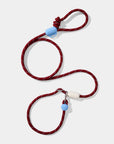 Vetreska Connect Hands-Free Rope Leash - Mist & Merlot