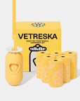 Vetreska Daisy Poop Bags & Dispenser Set