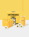 Vetreska Daisy Poop Bags & Dispenser Set