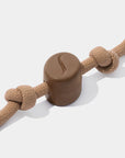 Vetreska Playful Charm Knot Rope Toy - Coffee