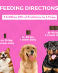 Progility Pre & Probiotics Soft Chew Supplements for Dogs