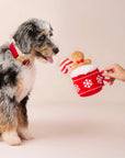 The Foggy Dog - Holiday Hot Cocoa Interactive Snuffle Dog Toy