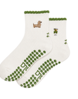 Almla Active - Dachshund & Dirty Martini Double Sided Pilates Grip Sock