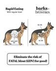 Barks and Brownies - Petite Feeding - Small - Beige