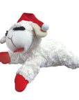Multipet Holiday Lamb Chop w/ Santa Hat 10 in