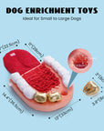 Nocciola - Nocciola Interactive Teeth Dog Toys – Enrichment Puzzle Funny Toys for Small to Large Dogs