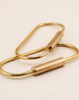 Freshwater Curated Goods™ - Brass Oval Key Ring