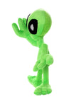 Tuffy Dog Toys - VIP Products - SMALL Mighty Jr Liar Alien, Plush, Squeaky Dog Toy
