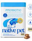 Native Pet - Probiotic Pillow Chews Digestive Supplement for Cats