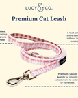 Lucy & Co. - Take a Bow Cat Leash: L